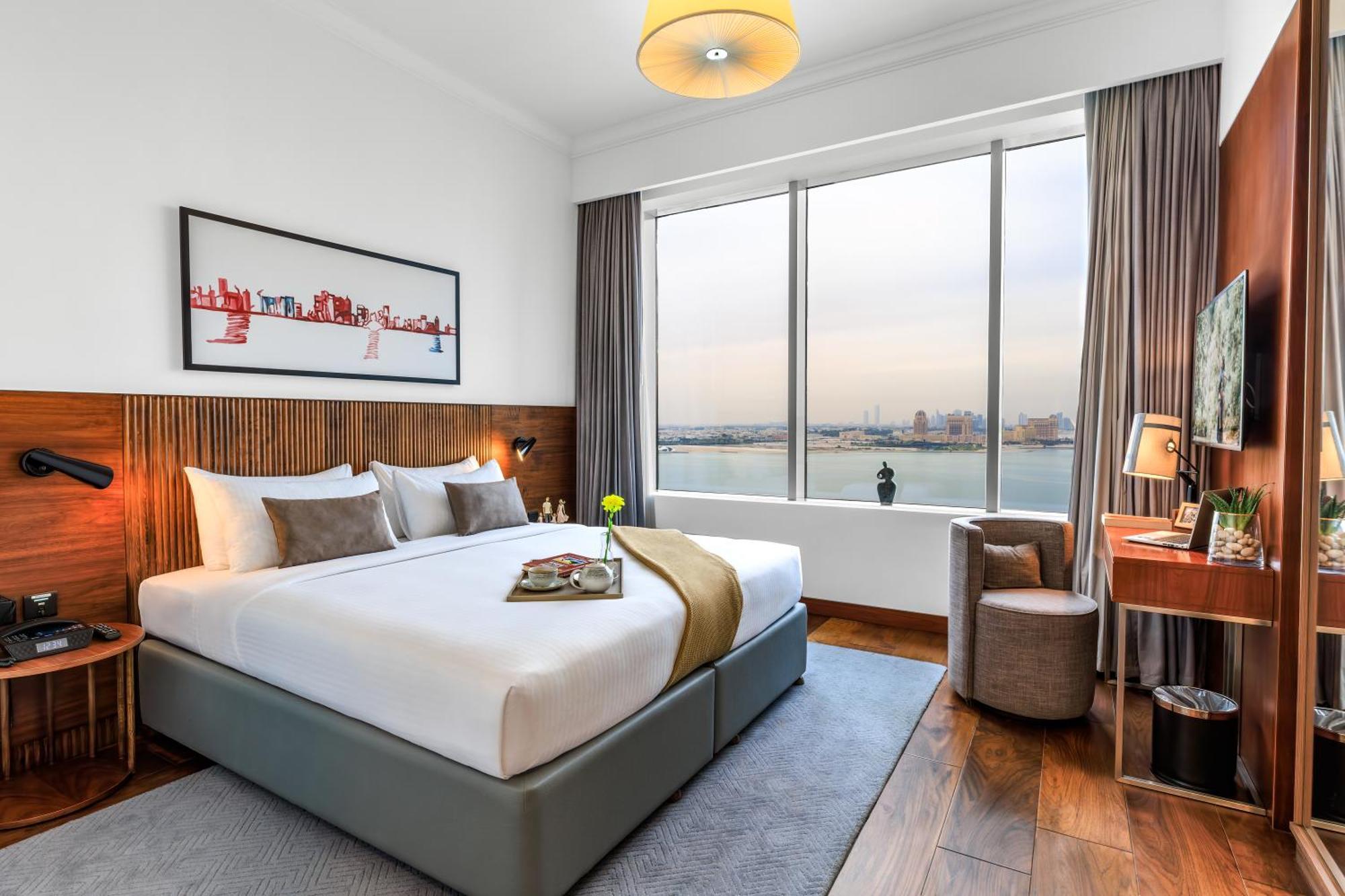 多哈萨默塞特西湾公寓式酒店 外观 照片 A bedroom at the hotel