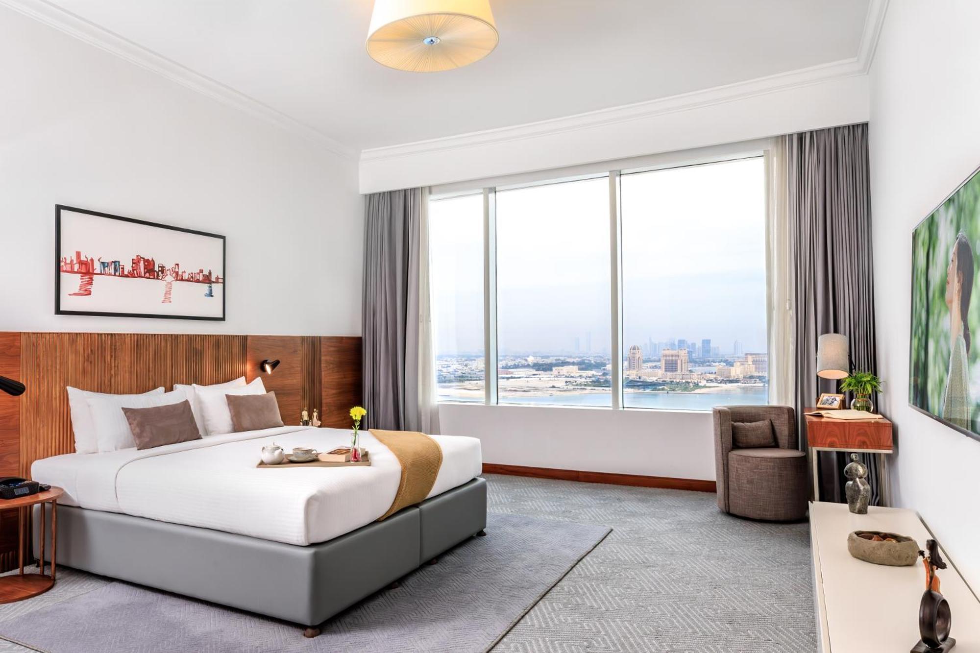 多哈萨默塞特西湾公寓式酒店 外观 照片 A bedroom at the hotel