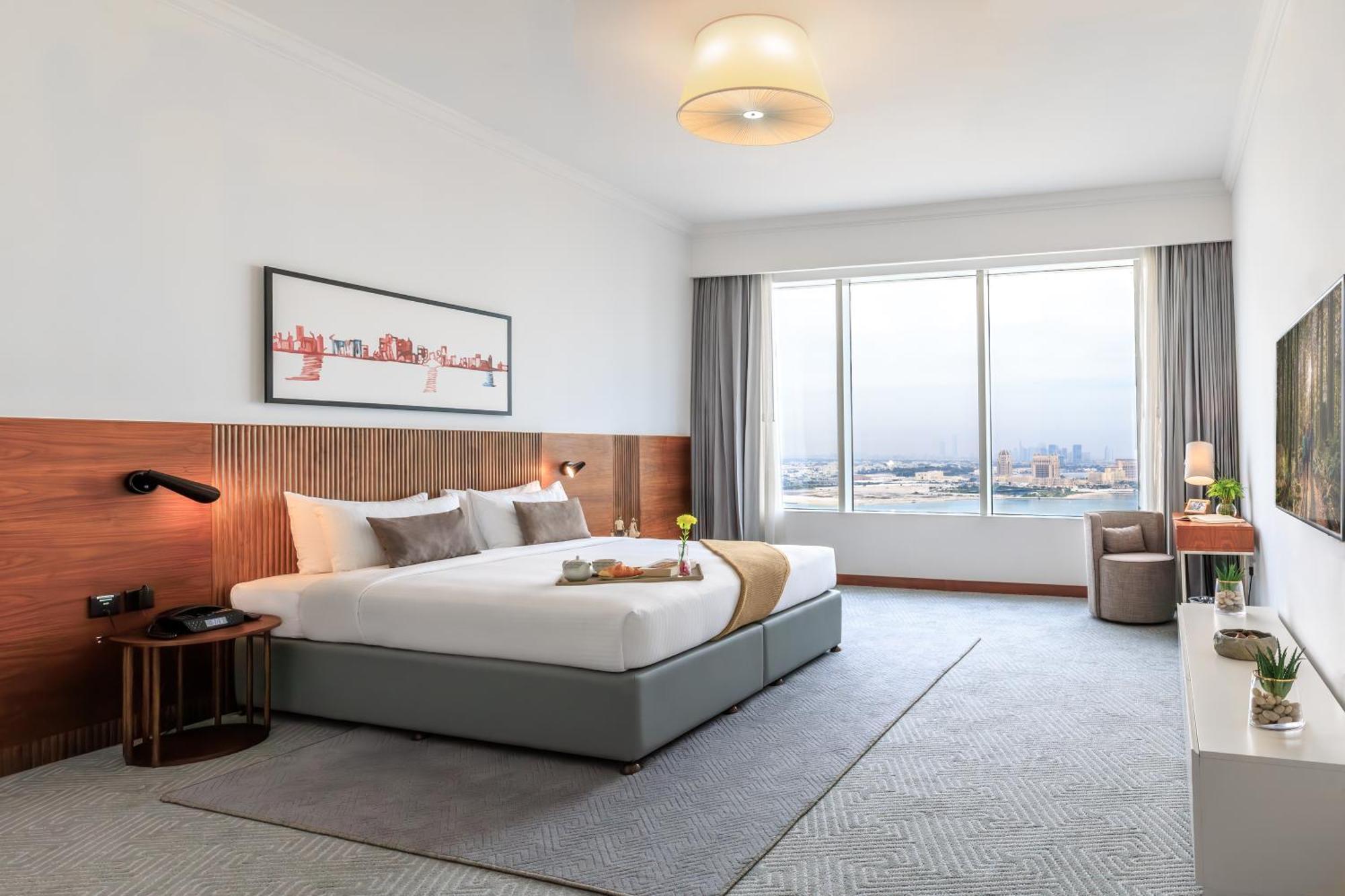 多哈萨默塞特西湾公寓式酒店 外观 照片 A bedroom at the hotel
